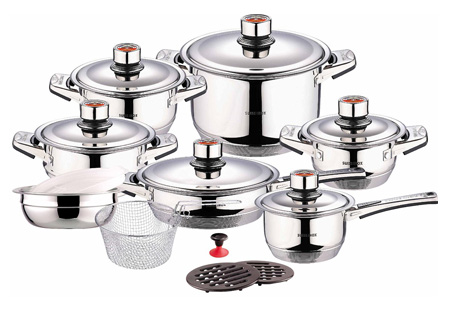 Swiss Inox Si-7000 18-Piece Stainless Steel pic